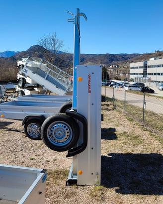 Carrello appendice rimorchio auto mono asse