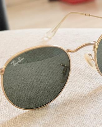 Ray-ban round metal