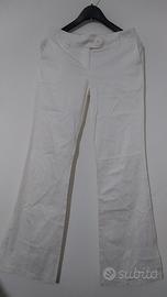 PANTALONI LUNGHI ESTIVI A ZAMPA TAGLIA M