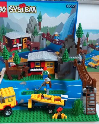 LEGO 6552 Rocky River Retreat-Vintage completo CIB