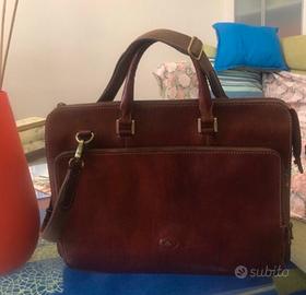 Cartella da lavoro  in vera pelle “ The Bridge “