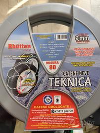 catene da neve mai usate