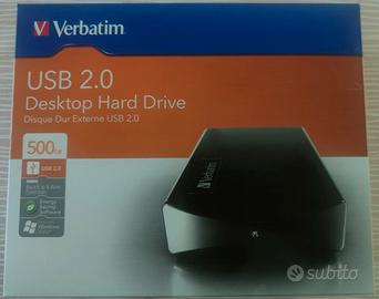 Verbatim USB desktop hard drive 500 Gb esterno