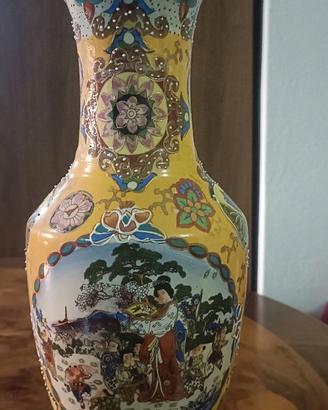 Vaso in ceramica stile Satsuma – Decorazione orien