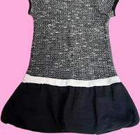 Abito  elegante nero e bianco 5/6 anni