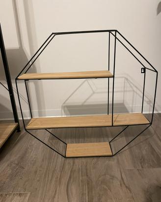Scaffale ottagonale sospeso
