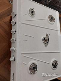 Piano cottura smeg 5 fuochi colore bianco