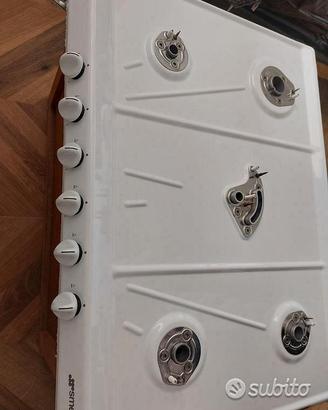 Piano cottura smeg 5 fuochi colore bianco