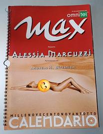 MAX Calendario 1998 Alessia Marcuzzi vintage