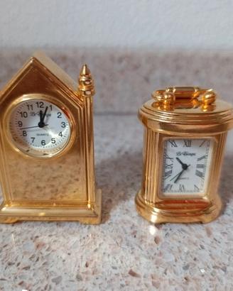 2 Mini orologi da tavolo-Le Temps.