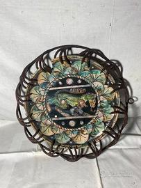 Piatto con cornice in ferro Bologna Mingazzi Itali