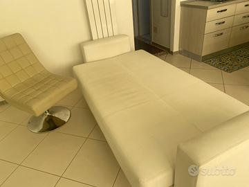 Divano letto bianco