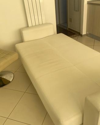 Divano letto bianco