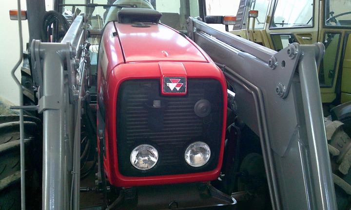 massey ferguson 6460 con caricatore ant