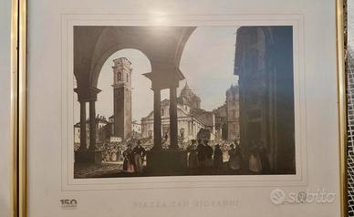 Stampe Torino d'epoca edizione 150 anni