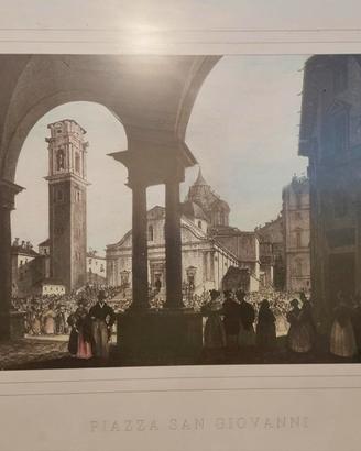 Stampe Torino d'epoca edizione 150 anni