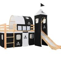 letto pirati per bambini con scivolo