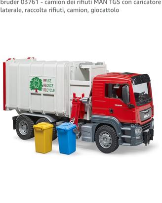 Bruder camion immondizia