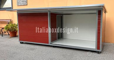 Cuccia con veranda per cani