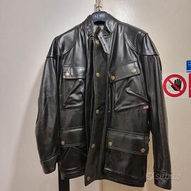 GIACCONE IN PELLE BELSTAFF TG 40 COME NUOVO