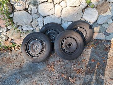 Cerchi acciaio Fiat Panda R15 – gomme a fine vita