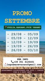 Foce varano - gargano - settembre 2026