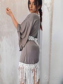 Maxi-Abito con Frange Cuore