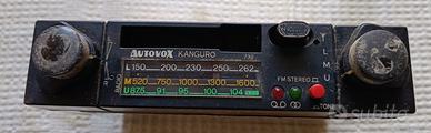 Collezionando: Autoradio vintage Autovox kanguro 
