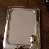 Cornice bimba laminato argento Valenti & co.