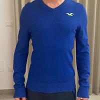 Pullover in cotone maniche lunghe Hollister M