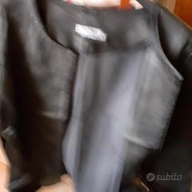 Giubbotto nero similpelle da donna