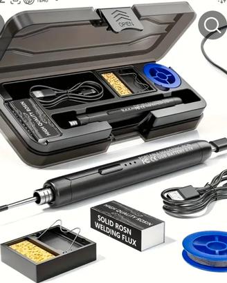 saldatore con ricarica usb