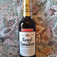 Bottiglia liquore Whisky Royal Canadian sigillato 