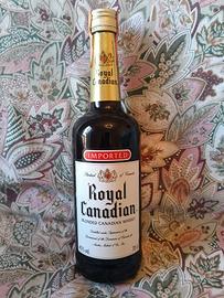 Bottiglia liquore Whisky Royal Canadian sigillato 