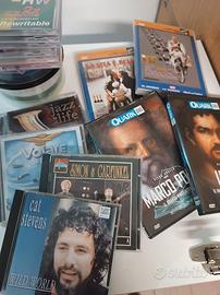 vari cd e dvd nuovi più alcuni film o cd musicali