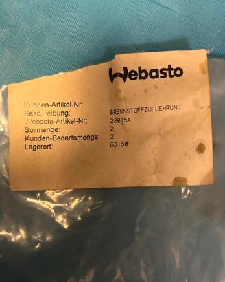 Webasto alimentazione combustibile riscaldatori