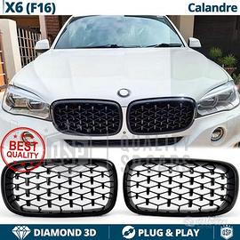 GRIGLIE Anteriori BMW X6 F16 Nero Lucido Diamond