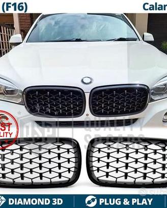 GRIGLIE Anteriori BMW X6 F16 Nero Lucido Diamond