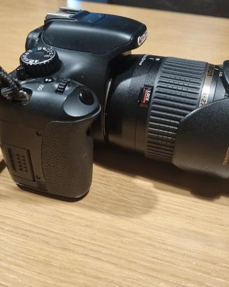 fotocamera reflex canon d550 + obiettivo