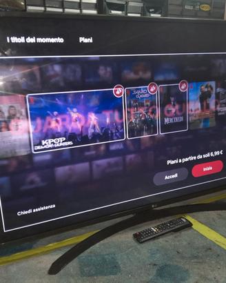 Tv lg 49''tv smart funzionante