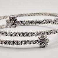 Bracciale oro 18 kt e brillanti ct. 5.50 Damiani