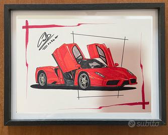 Disegno di ferrari enzo