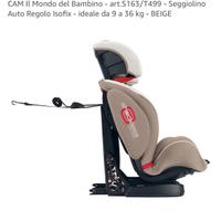 Seggiolono auto 9-36 cam isofix