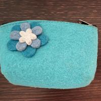 Pochette in lana cotta