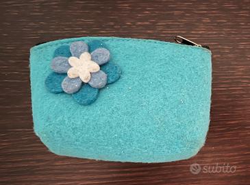 Pochette in lana cotta