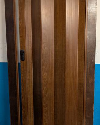 Porta soffietto divisoria interna separè legno pvc