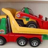 Bruder roadmax camion più ruspa