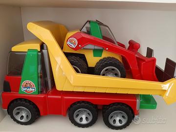 Bruder roadmax camion più ruspa