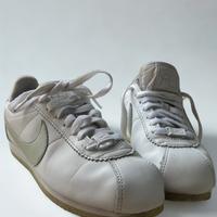 Nike Cortez Classic Leather-Pelle bianca/avorio.