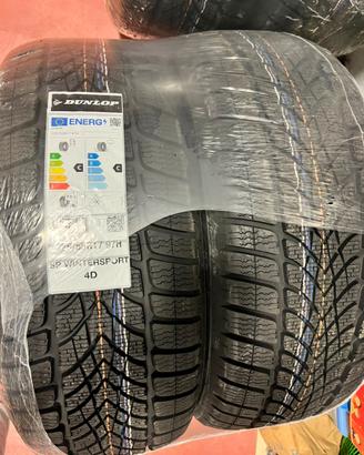4 Pneumatici nuovi Dunlop da neve.